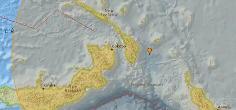 Papua Yeni Gine'de 8.0 büyüklüğünde deprem
