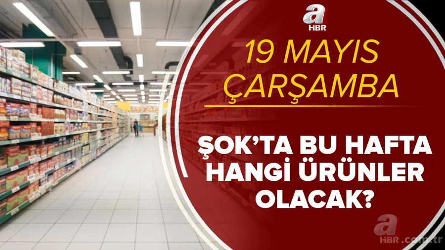 ŞOK'ta bu hafta! 19 Mayıs 2021 ŞOK aktüel ürünler kataloğu dolu dolu! İşte haftanın indirimli ürünleri... 1