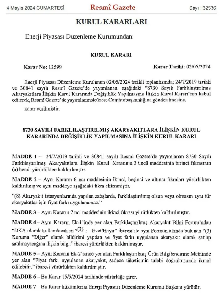 1714793601563.jpeg Akaryakıt fiyatlarında yeni dönem! Resmi Gazete'de yayımlandı - 3