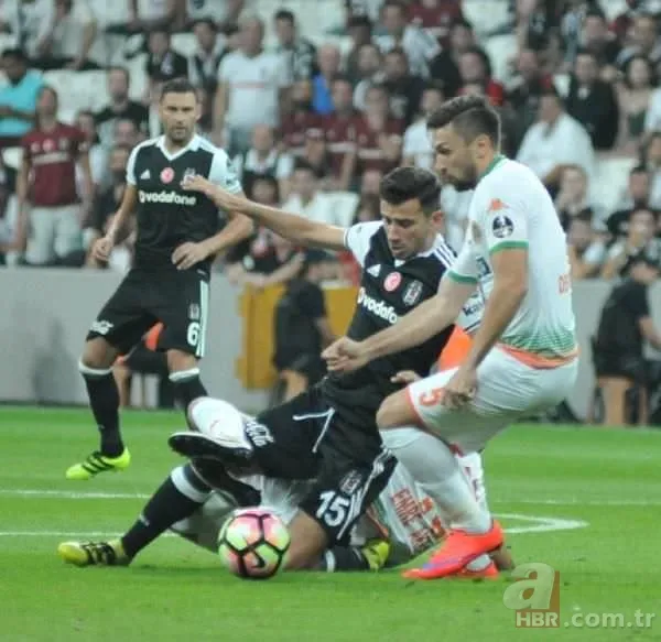 Son şampiyon Beşiktaş, Alanyaspor karşısında gol oldu yağdı! 5