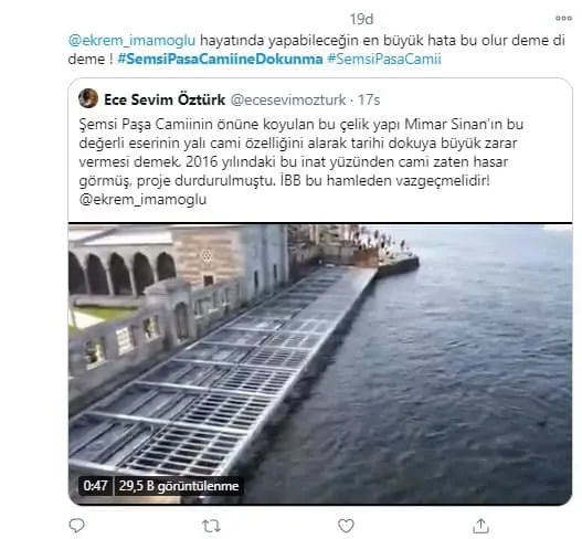 İBB’den Kuşkonmaz Camii’nde skandal çalışma! Tepki yağıyor