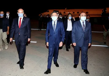 Kıbrıs Barış Harekatı'nın 46'ncı yıl dönümü için kutlama töreni! Türkiye'yi Fuat Oktay temsil ediyor