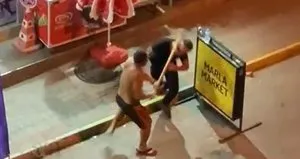 Antalya’da sopalı vahşet