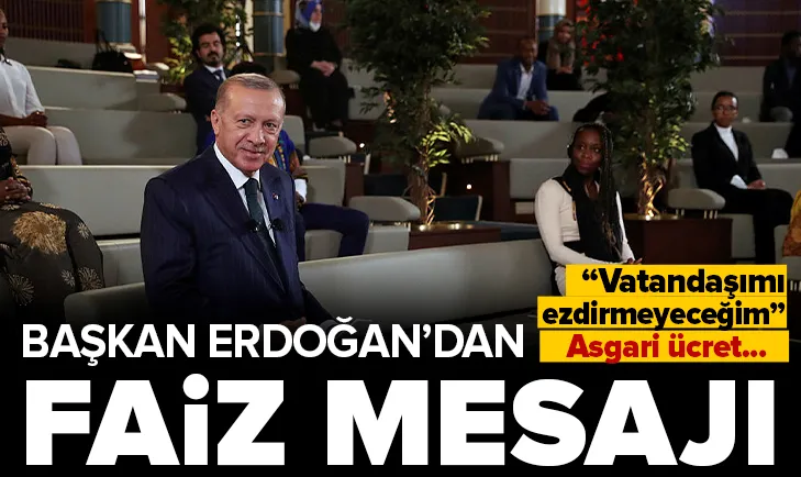 Başkan Erdoğandan faiz ve enflasyon açıklaması!
