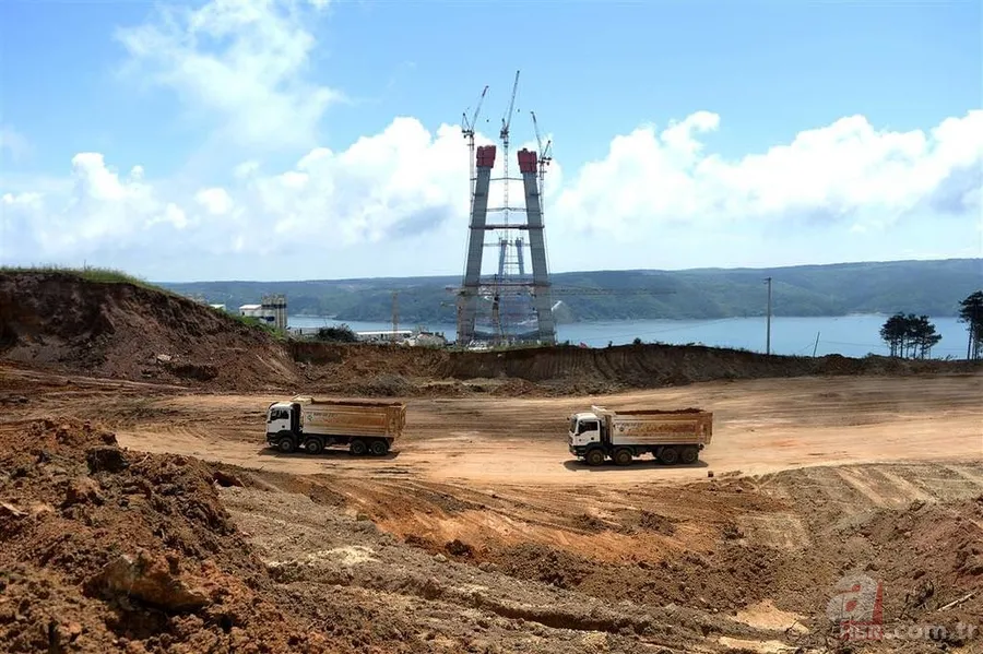 3. Boğaz Köprüsü'nün inşaatında bir yıl geride kaldı 9