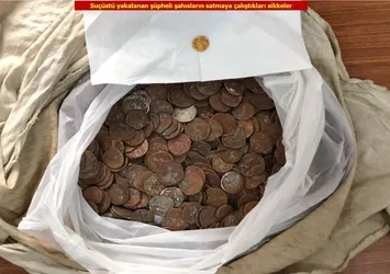 Diyarbakır'da 851 sikke ele geçirildi