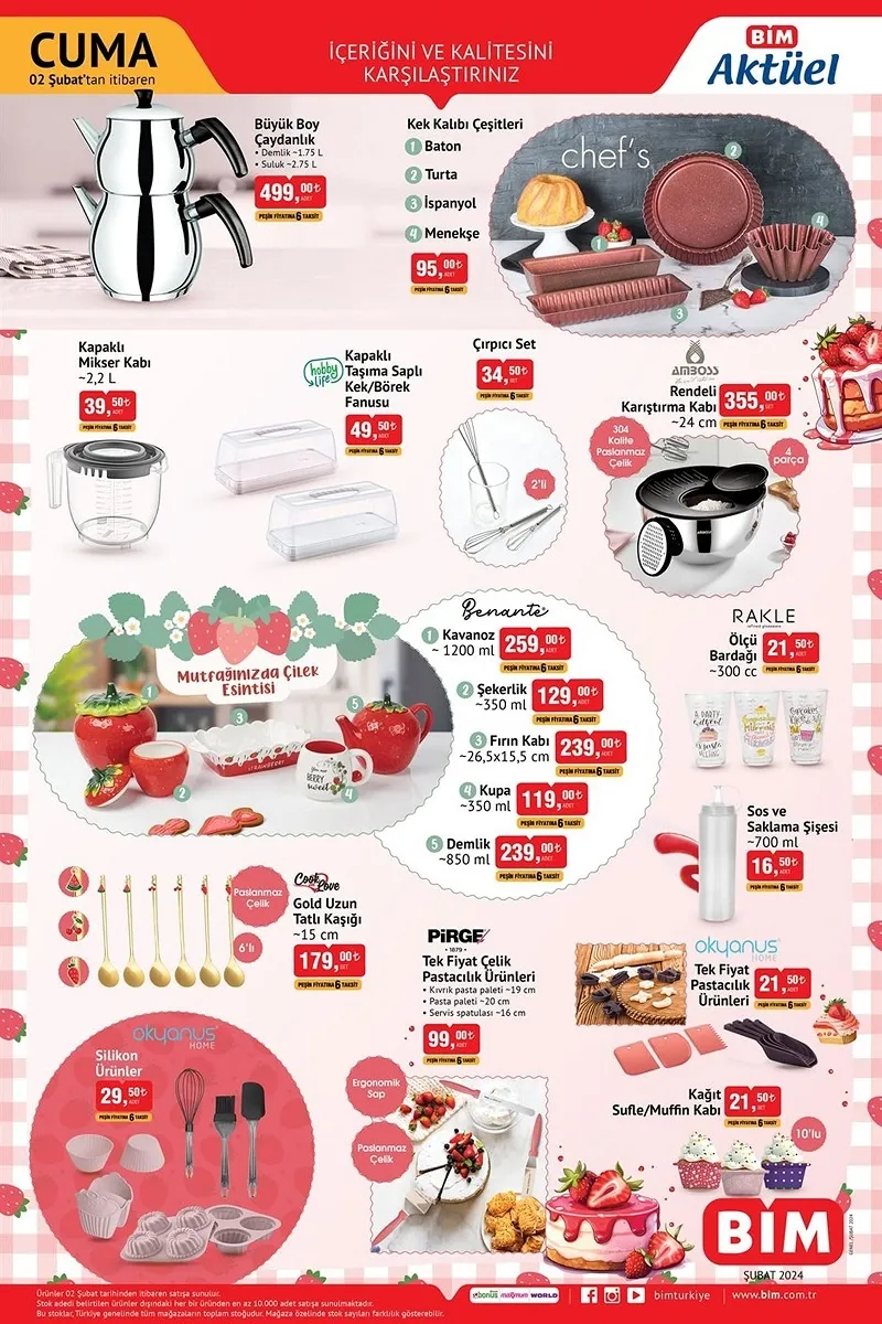 6 Şubat BİM aktüel ürünler kataloğu belli oldu! Haftaya BİM’de hangi ürünler uygun fiyattan satışa sunulacak?