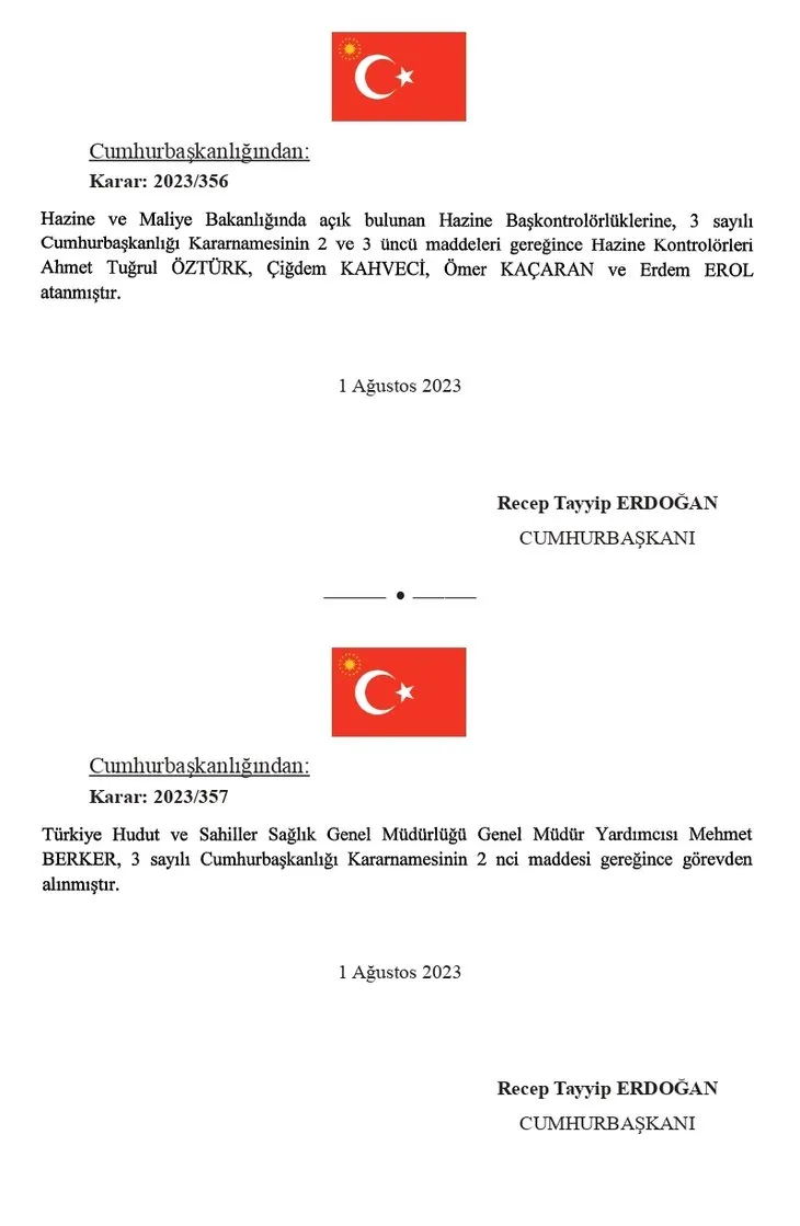 Çok sayıda ile yeni atama! İl Emniyet Müdürlerinde değişiklik! Karar Resmi Gazete'de...