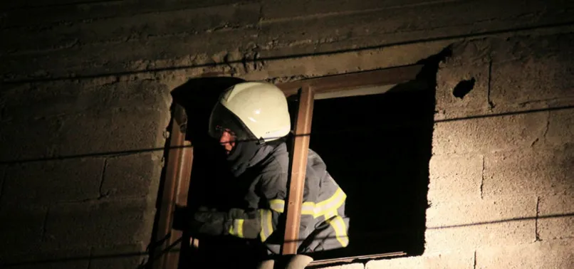 Gaziantep'te iplik fabrikasındaki yangın