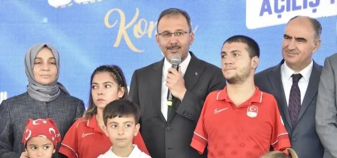 Gençlik ve Spor Bakanı Mehmet Muharrem Kasapoğlu: Buradan Türkiye’ye yeni yıldızlar yetiştireceğiz