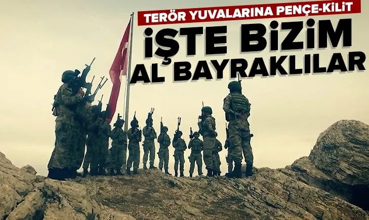 MSB’den Pençe Kilit Operasyonu’na videolu paylaşım: İşte Bunlar Bizim Al Bayraklılar