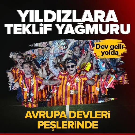 Galatasaray’ın yıldızları Avrupa devlerinin radarında! Teklif yağmuru
