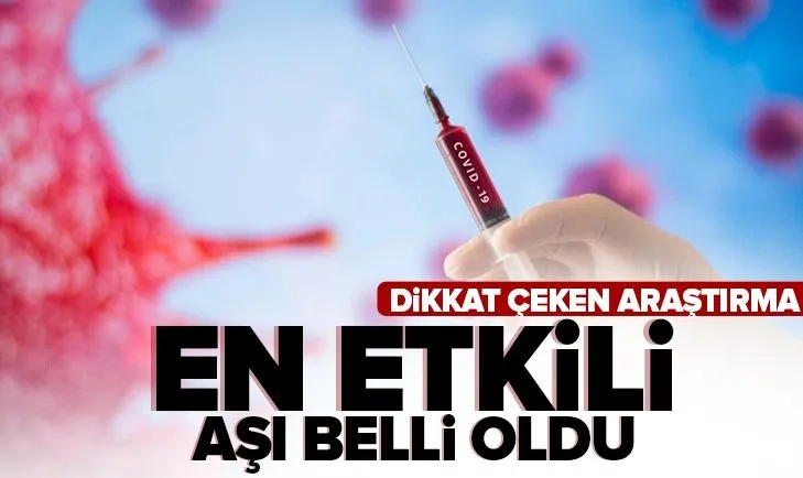 ABD’de dikkat çeken araştırma! En etkili koronavirüs aşısı belli oldu