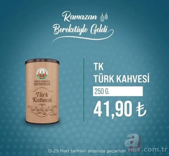 Tarım Kredi Kooperatif Market Ramazan'a özel FİYAT LİSTESİ! 20-29 Mart güncel katalog! Et fiyatları sabitlendi! Kıyma, dana kuşbaşı... 10
