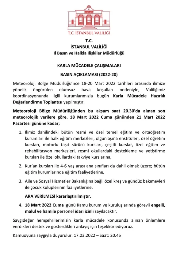 valilikten-kar-tatili-aciklamasi-istanbulda-egitime-ara-verildi-kar-nedeniyle-21-marta-kadar-okullar-tatil-1647540059341.jpg Valilikten kar tatili açıklaması! İstanbul'da eğitime ara verildi! Kar nedeniyle 21 Mart'a kadar okullar tatil - 2