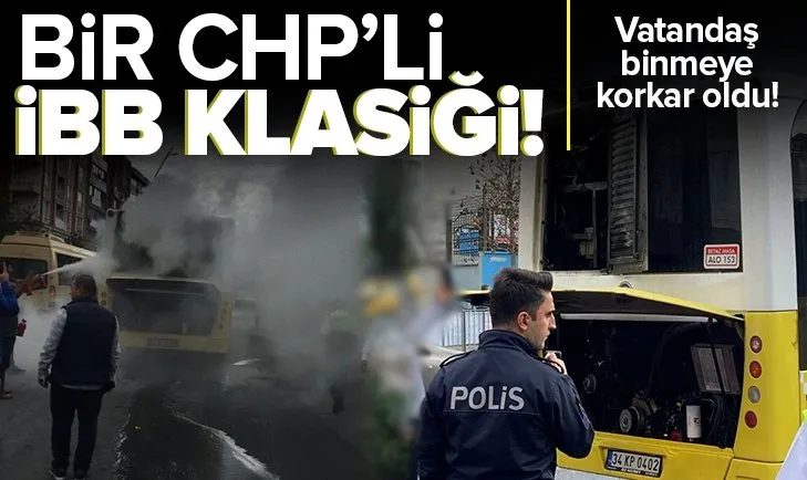 Bu kez adres Gaziosmanpaşa! İETT otobüsünde yangın çıktı