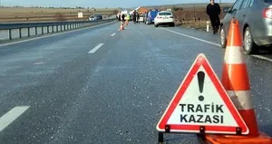 Motosiklet takla attı; 1 ölü 1 ağır yaralı