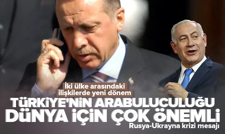 Başkan Erdoğan, Netanyahu ile görüştü