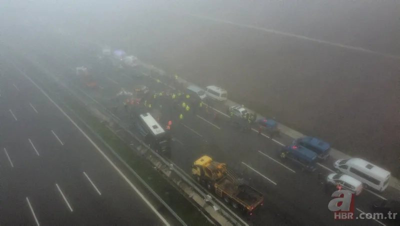 Kuzey Marmara Otoyolu Sakarya mevkiinde katliam gibi kaza! Kazanın tanığı dehşet anları anlattı 15