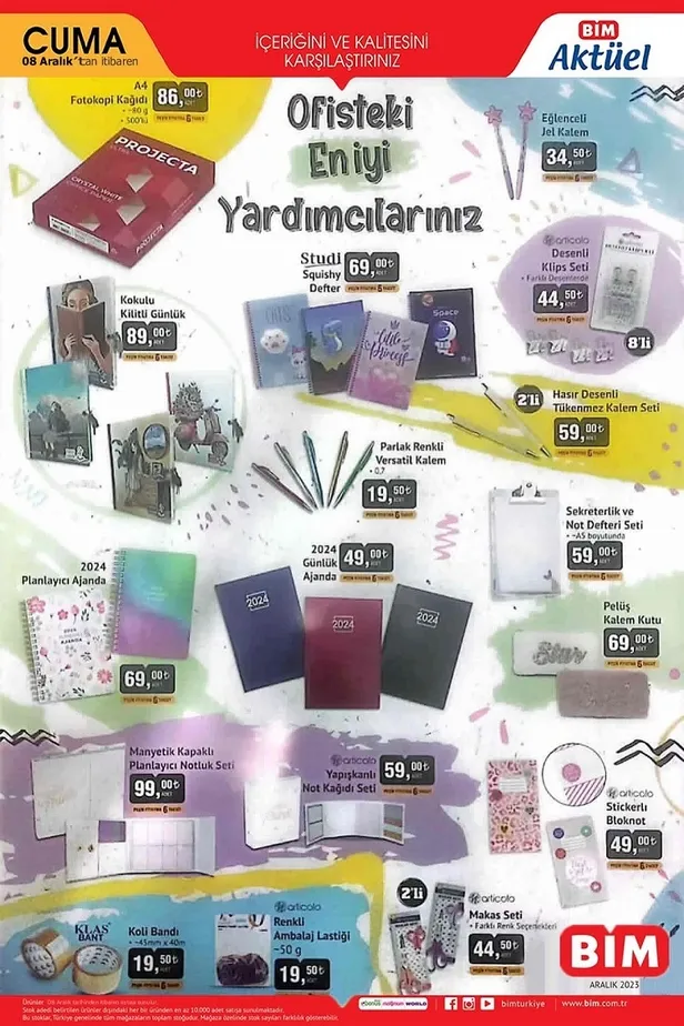 11 Aralık BİM aktüel ürünler kataloğu! BİM’e UHD Smart Televizyon, Katlanabilir Elektrikli Bisiklet, HP Notebook, Kahvaltı Seti, Çamaşır Selesi geliyor