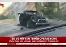 Teröristlerin aracı havaya uçuruldu