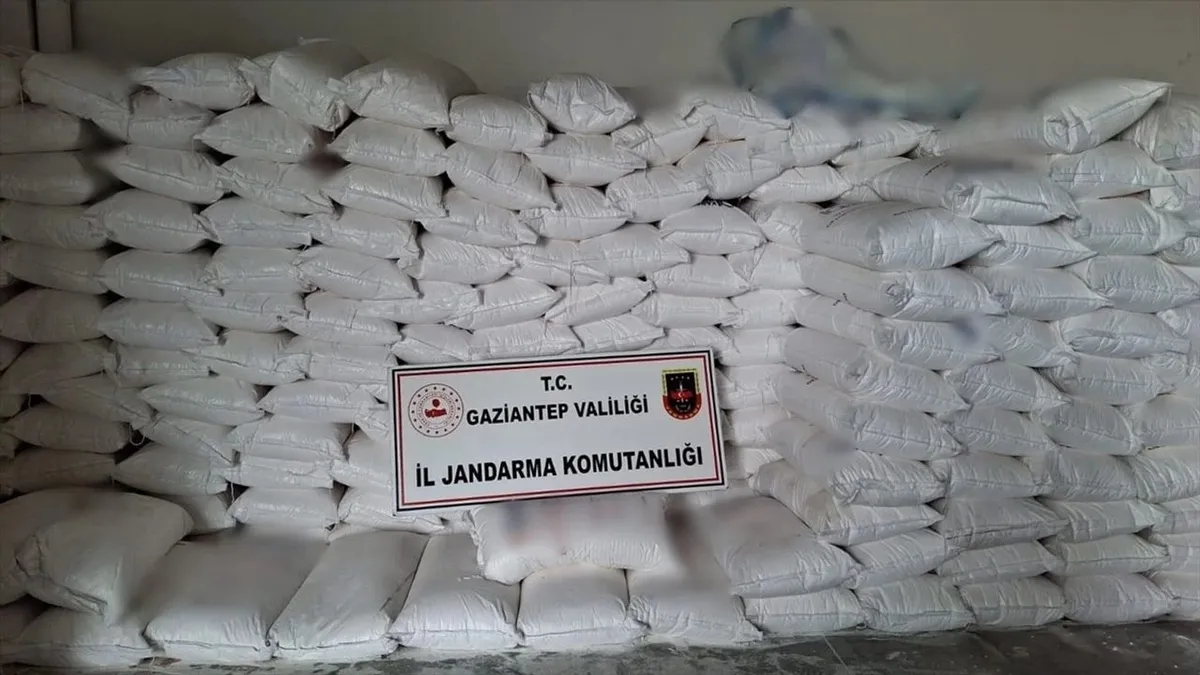 Gaziantep'te sahte deterjan operasyonu! Tam 3 ton 570 kilogram