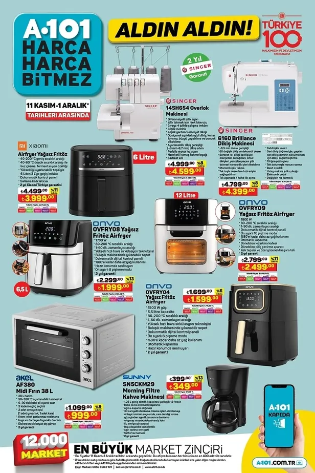 A101 30 Kasım aktüel ürünler kataloğunu yayınladı! A101 telefon kampanyasına 150 CC motor ekledi! İşte A101 indirim afişindeki tüm ürünler… - 13
