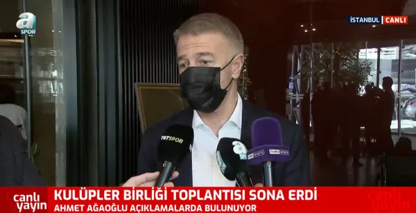 Trabzonspor Başkanı Ahmet Ağaoğlu'ndan yayın ihalesi açıklaması! TFF ile toplantı ne zaman?