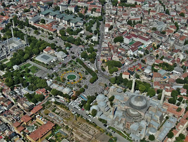 Başkan Erdoğan'dan Ayasofya Camii fotoğraflı cuma mesajı - 3