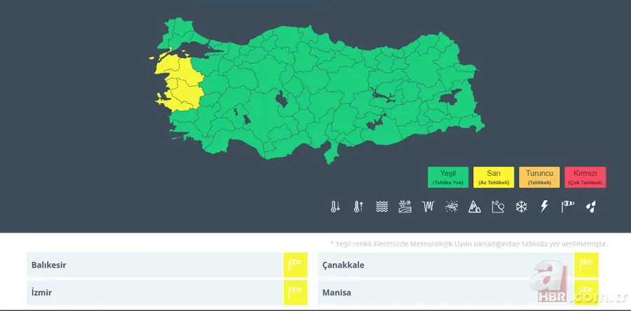Kuvvetli geliyor: Kavurucu sıcaklar yetmedi, fırtına da eklendi! 4 ilde sarı kodlu alarm verildi! Çanakkale, Balıkesir, Manisa... 4