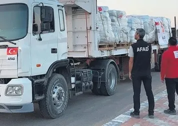 Türkiye'den Gazze'ye yardım eli: 100 tır malzeme gönderildi