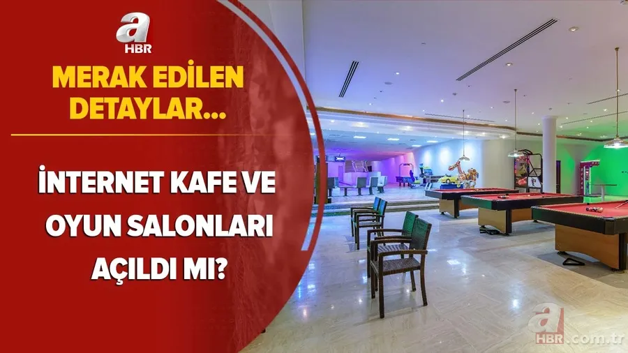Merakla bekleniyordu! İnternet kafe ve oyun salonları açıldı mı? Playstation salonları, bilardo salonları açık mı? Detaylar... 1