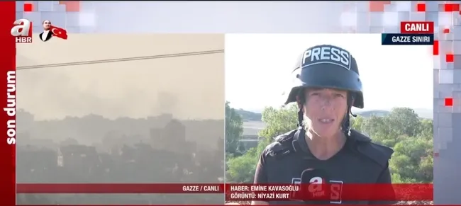 A Haber savaş bölgesinde | Gazze ağır bombardıman altında! Siyah dumanlar bölheyi kapladı
