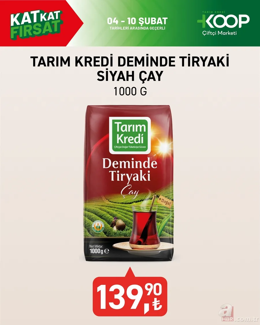 Tarım Kredi’de mutfağınızı dolduracak indirim! Taze baget 94.90, 5 kg Osmancık Pirinç 299,90 TL… 7