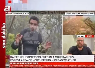 Dünya A Haber’in canlı yayınını konuşuyor! Reisi’nin öldüğü helikopterin enkazında A Haber canlı yayın yaptı