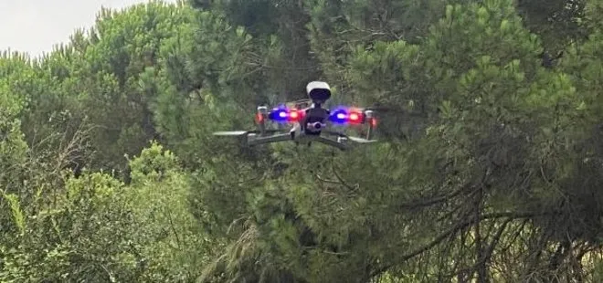 Maltepe’de drone ile orman denetimi gerçekleştirildi