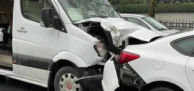 Şişli’de zincirleme kaza! 7 araçta maddi hasar oluştu