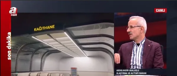 Ulaştırma ve Altyapı Bakanı Abdulkadir Uraloğlu A Haber’de soruları yanıtladı