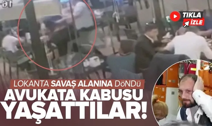 Samsun’da müvekkiliyle görüşen avukata 4 kişi saldırdı! O anlar kamerada