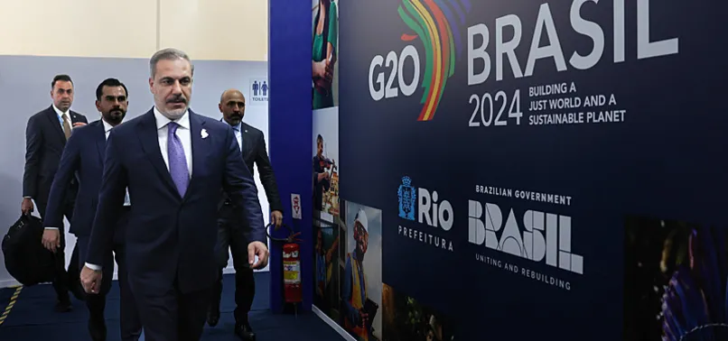 Bakan Fidan'dan G20 Toplantısı'nda ateşkes çağrısı: Gazze'deki vahşet bir an önce durdurulmalı | Önce ABD'li sonra Rus mevkidaşı ile görüştü