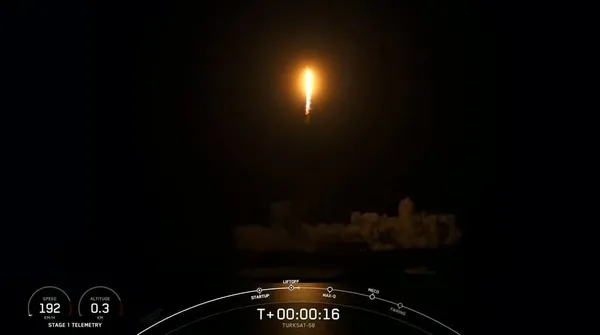 TÜRKSAT 5B uzay yolunda! Türkiye’nin 8’inci uydusu fırlatıldı