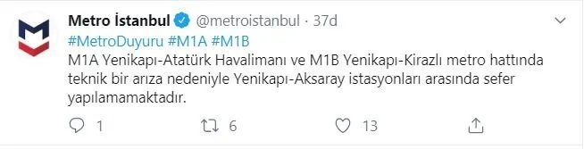 İstanbul'da metrodan sonra metrobüs seferleri de aksadı - 1