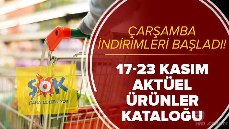ŞOK fırsat indirimleri başladı! 7 gün geçerli olacak! 17-23 Kasım ŞOK aktüel ürünler kataloğunda neler var? 1