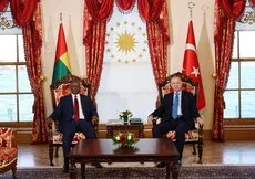 Başkan Erdoğan Embalo’yu kabul etti