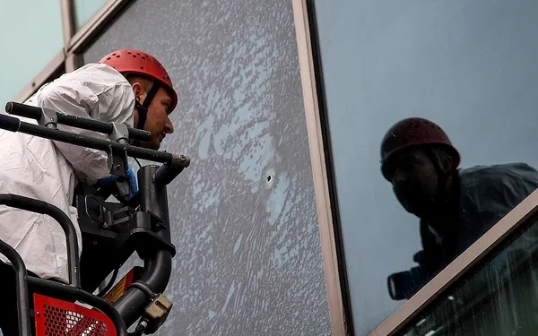 İYİ Parti binasına kurşunun izi lazer ile sürüldü! Şüpheli serbest bırakıldı! İfadesi ortaya çıktı: Hırsızlara sıktım