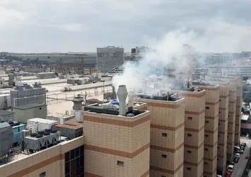 Kuyumcukent'ten yükselen dumanlar korkuttu