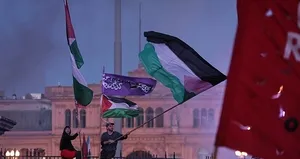 Güney Amerika’da Filistin’e destek gösterisi