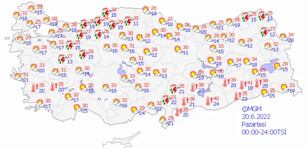 1655563219602.png Afrika'dan yoğun sıcak hava dalgası geliyor! 43 dereceyi görecekler! Türkiye'yi etkileyecek mi? İşte güncel hava durumu - 10