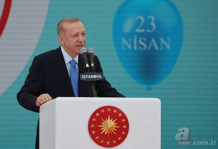 Başkan Recep Tayyip Erdoğan’dan 23 Nisan şenliğinde önemli açıklamalar