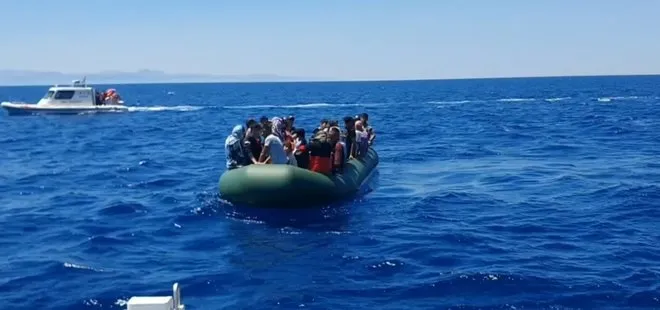 Kuzey Ege’de Yunanistan unsurlarınca geri itilen 84 düzensiz göçmen kurtarıldı